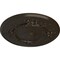 Ekena Millwork Flower Ceiling Medallion (Fits Canopies up to 3 7/8"), Hand-Painted Stone Hearth, 27"OD x 1 1/8"P CM27FLSHF - alternate 3